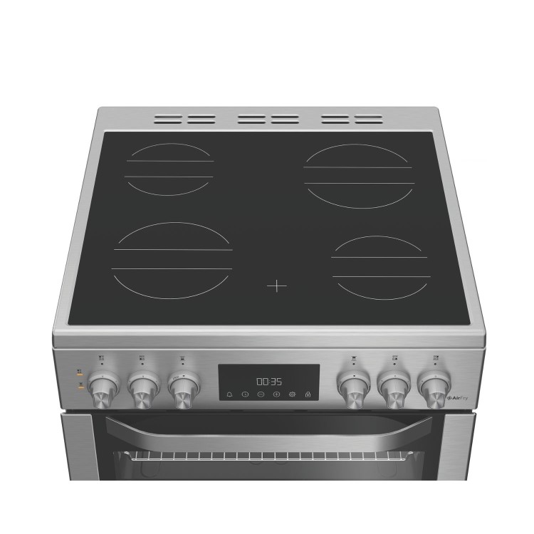 Hotpoint 60cm Electric Cooker - Stainless steel