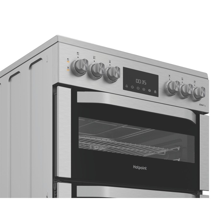 Hotpoint 60cm Electric Cooker - Stainless steel