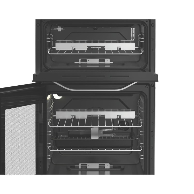 Refurbished Hotpoint 50cm Gas Cooker - Stainless steel