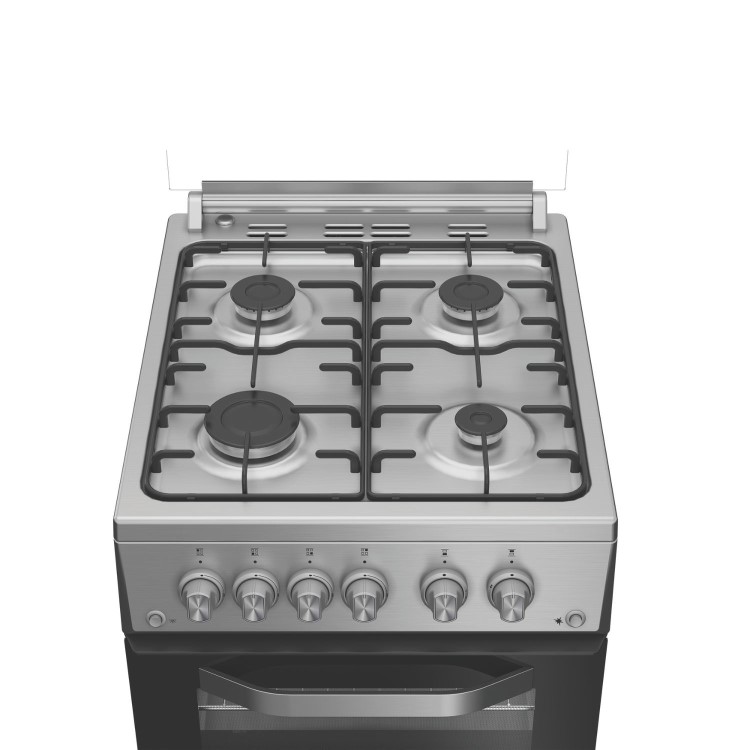 Refurbished Hotpoint 50cm Gas Cooker - Stainless steel