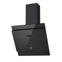 Hoover 60cm Angled Glass Canopy Cooker Hood - Black Hoover 60cm Angled Glass Canopy Cooker Hood - Black