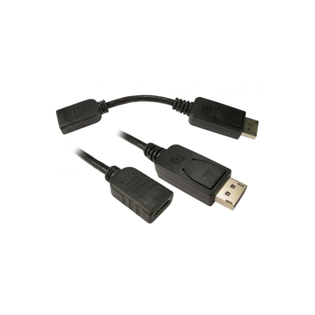 DisplayPort to HDMI Male-To-Female Adapter