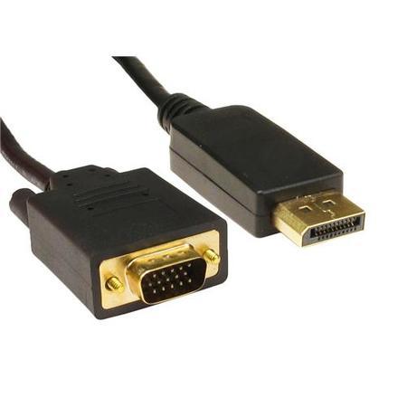 GRADE A1 - 2m Display Port Male - VGA Single Link Female Cable