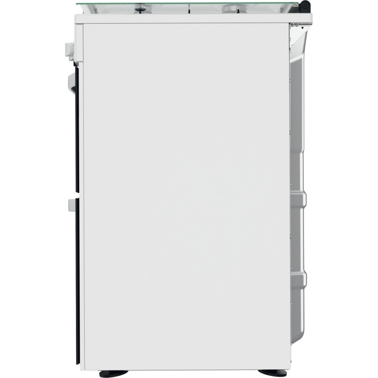 Hotpoint 60cm Gas Cooker with Lid - White