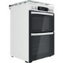 Hotpoint 60cm Gas Cooker with Lid - White