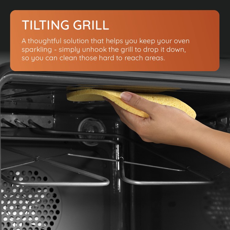 Hotpoint 60cm Dual Fuel Cooker - White