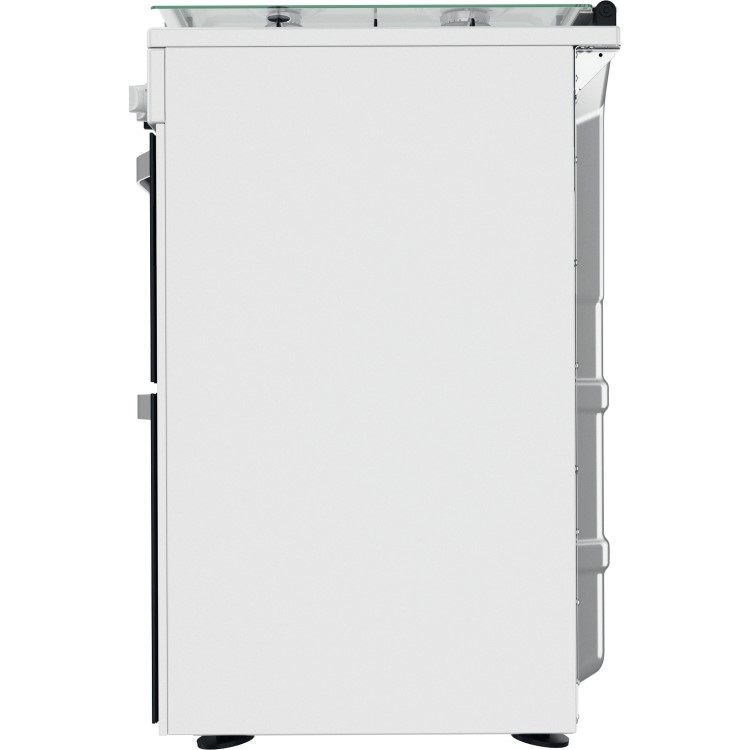 Hotpoint 60cm Dual Fuel Cooker - White