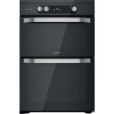 A2/HDM67I9H2CB Refurbished Hotpoint HDM67I9H2CB 60cm Double Oven Induction Electric Cooker Black