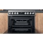 Refurbished Hotpoint HDM67V8D2CX 60cm Double Fan Oven Electric Cooker Stainless Steel