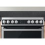 Refurbished Hotpoint HDM67V8D2CX 60cm Double Fan Oven Electric Cooker Stainless Steel