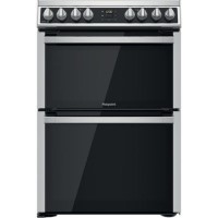 Refurbished Hotpoint HDM67V8D2CX 60cm Double Fan Oven Electric Cooker Stainless Steel Refurbished Hotpoint HDM67V8D2CX 60cm Double Fan Oven Electric Cooker Stainless Steel