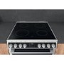 Refurbished Hotpoint HDM67V8D2CX 60cm Double Fan Oven Electric Cooker Stainless Steel