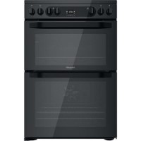 Refurbished Hotpoint HDM67V92HCB 60cm Double Oven Electric Cooker Black Refurbished Hotpoint HDM67V92HCB 60cm Double Oven Electric Cooker Black