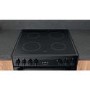 Refurbished Hotpoint HDM67V92HCB 60cm Double Oven Electric Cooker Black