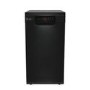 Refurbished Hoover H-Dish 500 HDPH2D1049B-80 10 Place Freestanding Slimline Dishwasher Black
