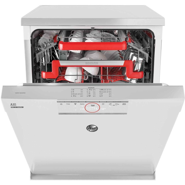 Hoover Freestanding Dishwasher HDPN1S643PW-80 16 Place With Cutlery Tray & WiFi-/Voice-Control - White