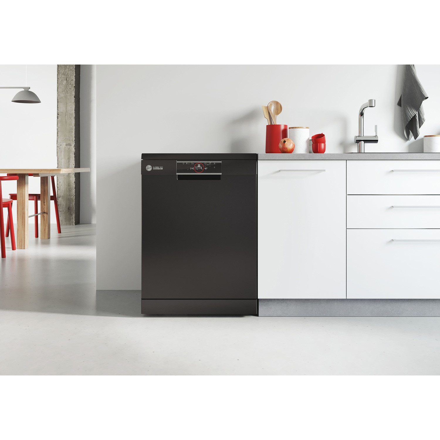 Hoover 13 Place Settings Freestanding Dishwasher Black BuyItDirect.ie