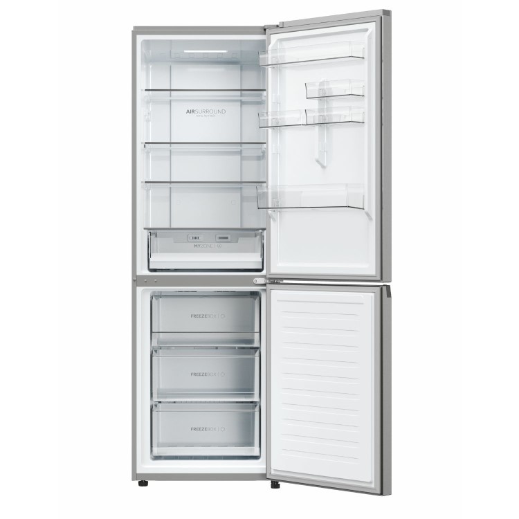 Refurbished Haier Series 3 352 Litre 60/40 Freestanding Fridge Freezer - Platinum