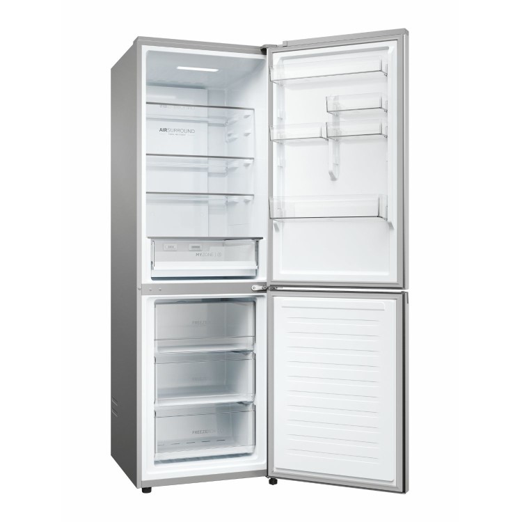 Refurbished Haier Series 3 352 Litre 60/40 Freestanding Fridge Freezer - Platinum