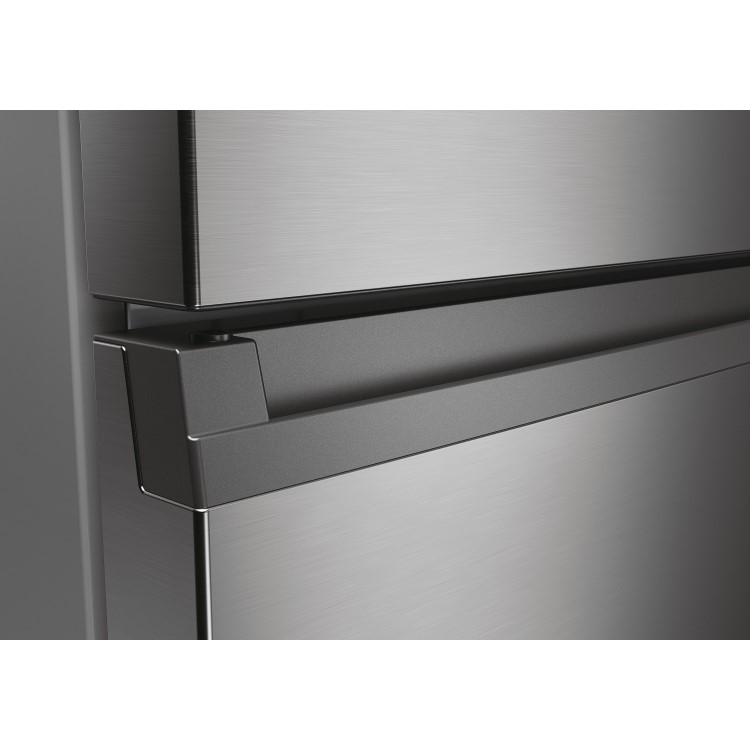Refurbished Haier 2D 60 Series 5 Pro HDPW5618DWPK Freestanding 349 Litre 60/40 Frost Free Fridge Freezer Silver
