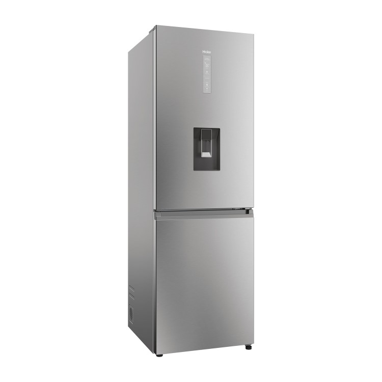 Refurbished Haier 2D 60 Series 5 Pro HDPW5618DWPK Freestanding 349 Litre 60/40 Frost Free Fridge Freezer Silver