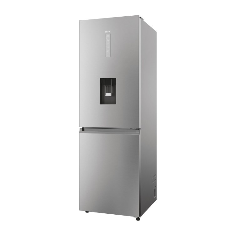 Refurbished Haier 2D 60 Series 5 Pro HDPW5618DWPK Freestanding 349 Litre 60/40 Frost Free Fridge Freezer Silver