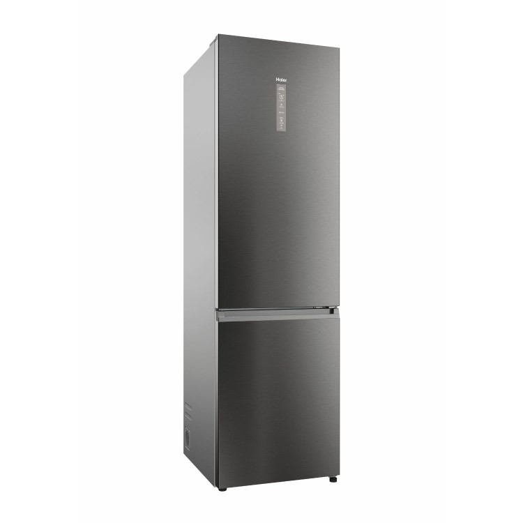 Refurbished Haier Series 5 Pro HDPW5620CNPD Freestanding 406 Litre 70/30 Frost Free Fridge Freezer Stainless Steel