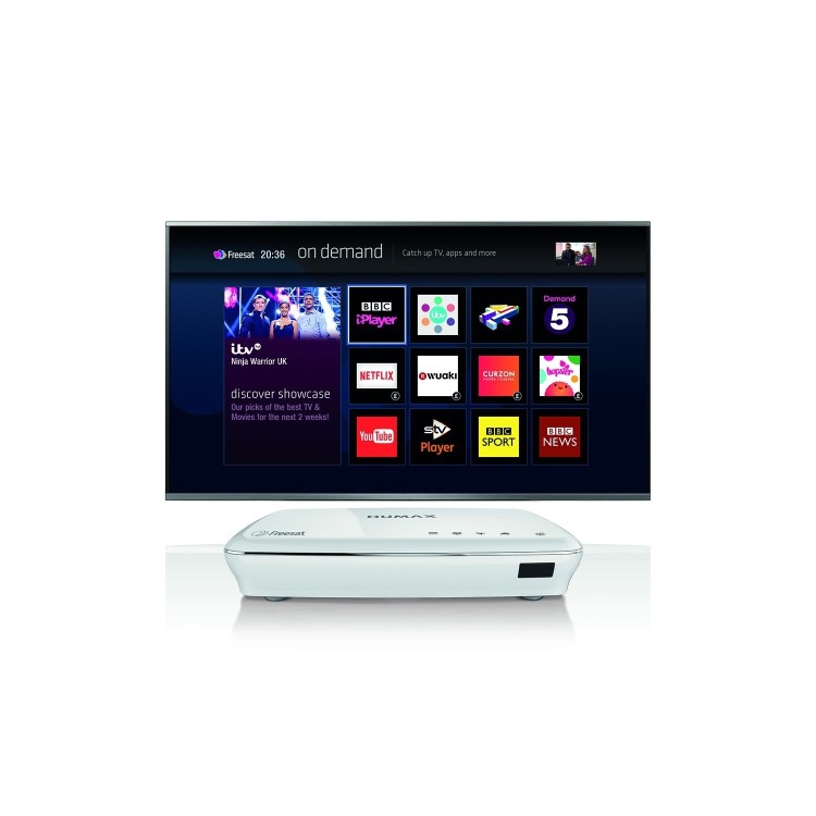 Humax HDR-1100S White 1TB Smart Freesat HD TV Recorder with Built-in Wi-Fi