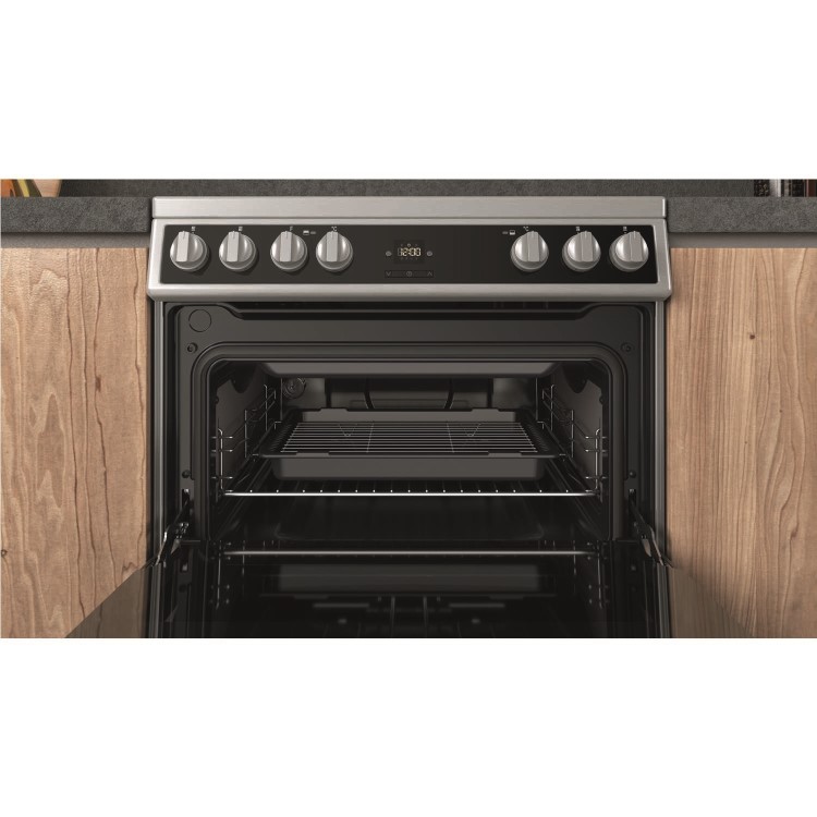 Hotpoint 60cm Electric Cooker - Stainless Steel