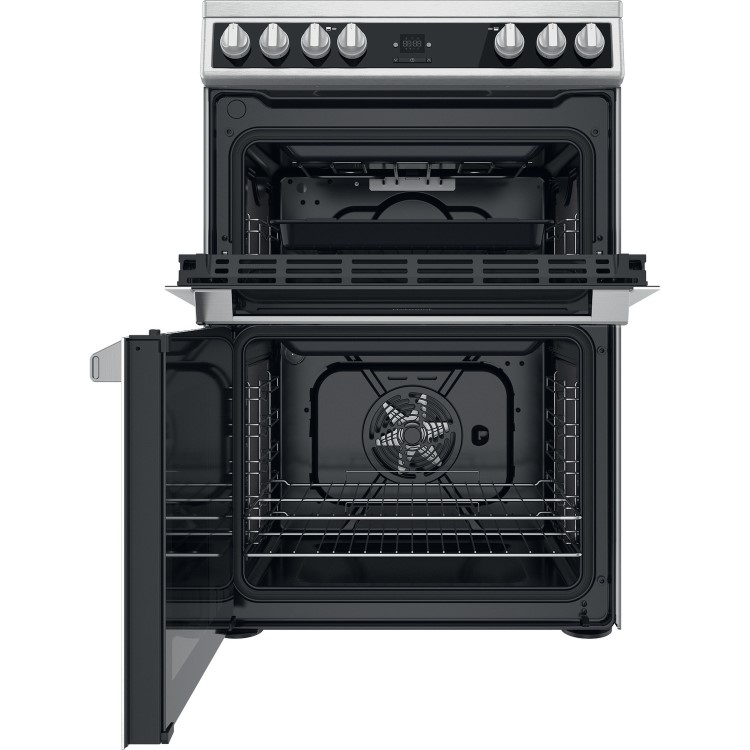 Hotpoint 60cm Electric Cooker - Stainless Steel