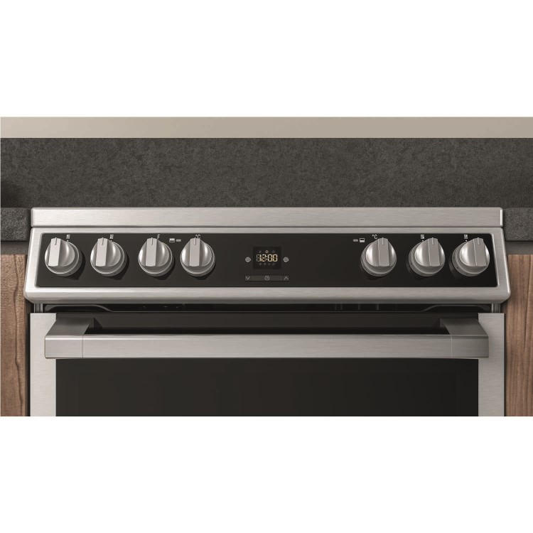 Hotpoint 60cm Electric Cooker - Stainless Steel
