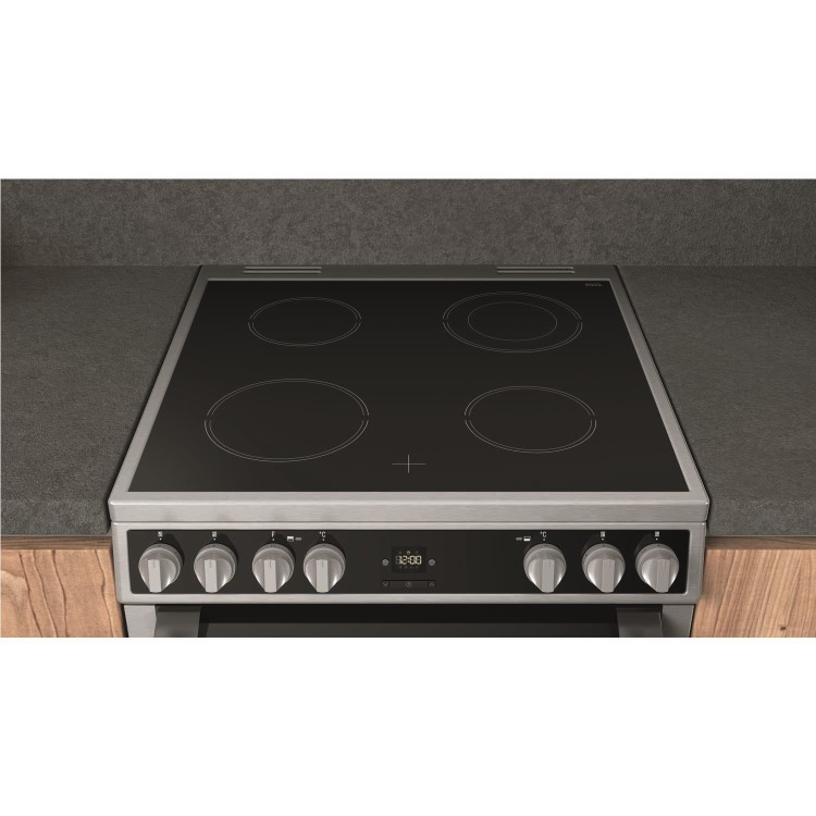 Hotpoint 60cm Electric Cooker - Stainless Steel