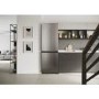 Refurbished Haier 2D 60 Series 1 HDW1618DNPK Freestanding 341 Litre 60/40 Frost Free Fridge Freezer Silver