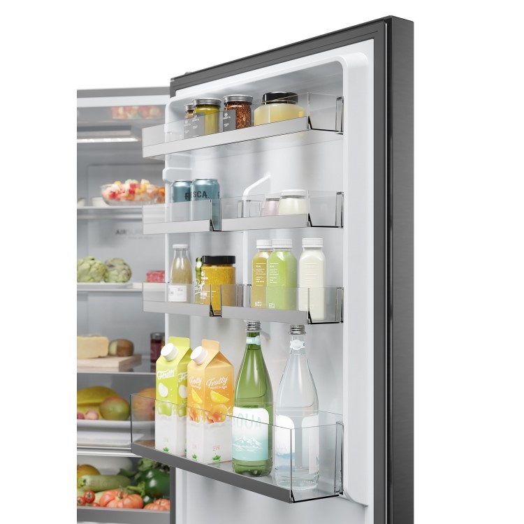 Refurbished Haier 2D 60 Series 1 HDW1618DNPK Freestanding 341 Litre 60/40 Frost Free Fridge Freezer Silver