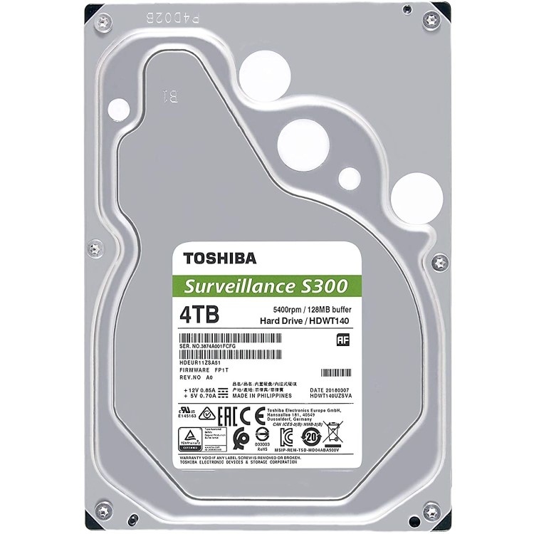 Toshiba S300 4TB Surveillance Hard Drive Bulk
