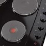 Refurbished Nordmende HE62BL 60cm Solid Plate Electric Hob Black