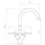 Single Bowl Undermount Stainless Steel Kitchen Sink with Chrome Kitchen Mixer Tap
