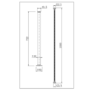 Brushed Bronze Stand Pipes - Helston