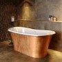 GRADE A1 - Copper Effect Freestanding Double Ended Bath 1690 x 800mm - Helmsley