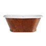 GRADE A1 - Copper Effect Freestanding Double Ended Bath 1690 x 800mm - Helmsley