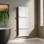 White Vertical Panel Radiator with Towel Bars 1220 x 452mm - Hesperia