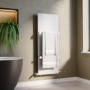 White Vertical Panel Radiator with Towel Bars 1220 x 452mm - Hesperia