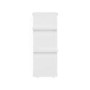 ONLY OPENED - White Vertical Panel Radiator with Towel Bars 1220 x 452mm - Hesperia