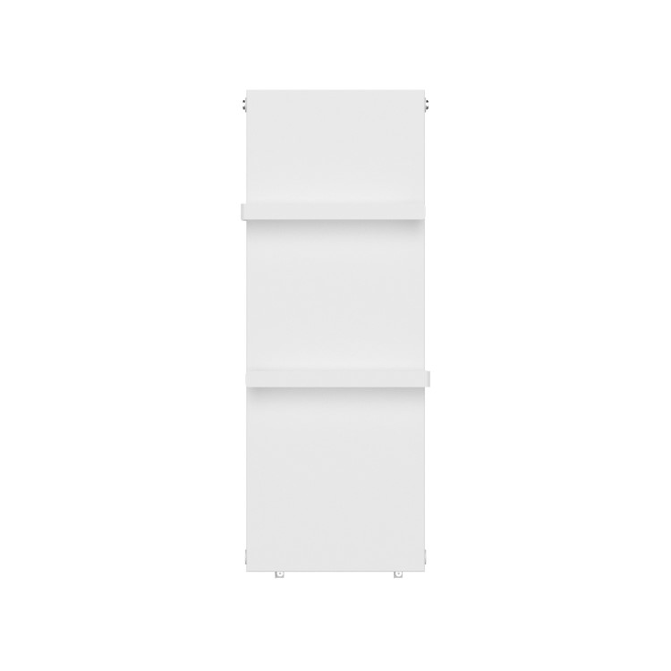ONLY OPENED - White Vertical Panel Radiator with Towel Bars 1220 x 452mm - Hesperia