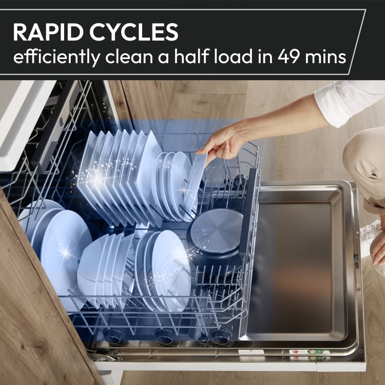 Hoover H-Dish 300 Freestanding Dishwasher - Smart Wi-Fi, C-Rated, White