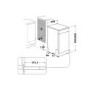 Hotpoint Freestanding Slimline Dishwasher - Silver, Quick Wash
