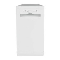 Hotpoint Freestanding Slimline Dishwasher - White, Quick Wash