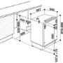 Refurbished Hotpoint HFA1 Integrated 108 Litre Under Counter Fridge with Icebox