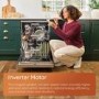 Hotpoint Extra Freestanding Dishwasher - ActiveDry Black