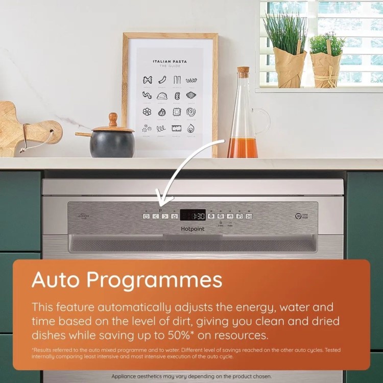 Hotpoint Extra Freestanding Dishwasher - ActiveDry Black